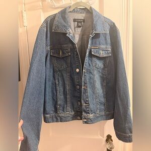 Calvin Klein Jeans Medium Blue Denim Trucker Jacket